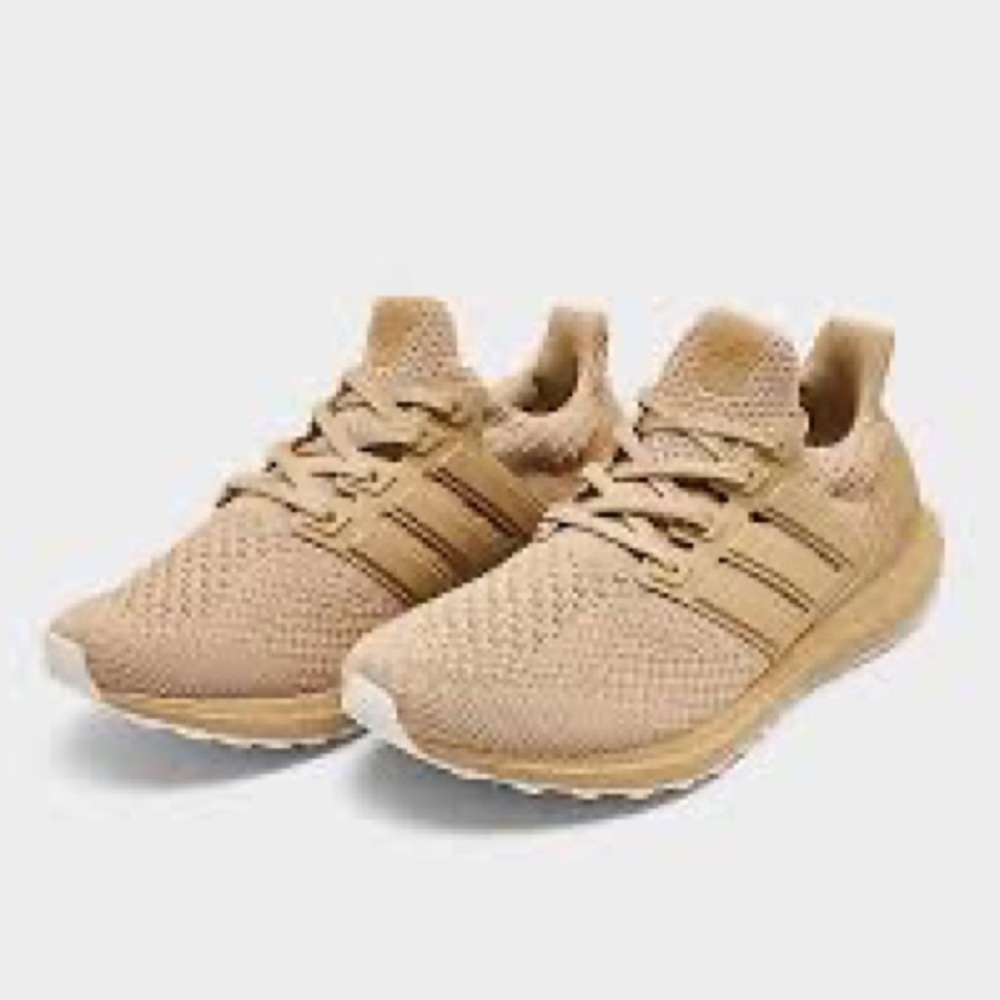 WOMEN'S ADIDAS ULTRABOOST 5.0 DNA RUNNING SHOES sneakers tan Macys 8.5